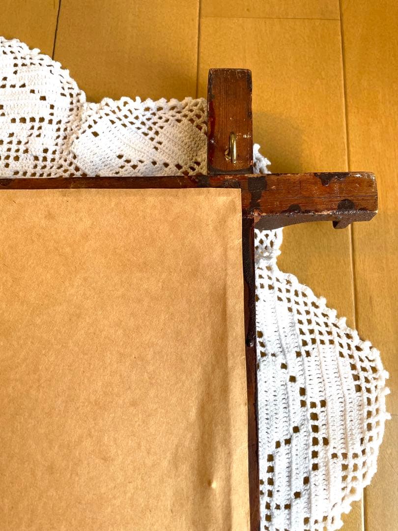 ♡アンティーク　ピクチャーフレーム　ローズ　キリスト　マリア　ミセル　ガラス入り