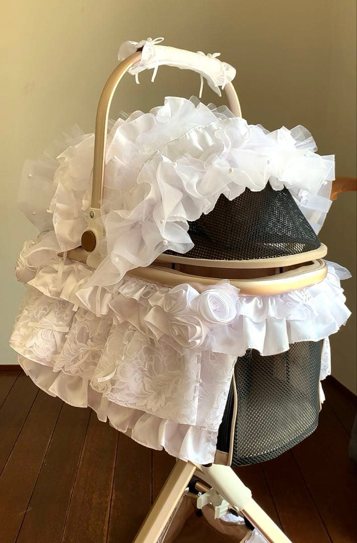 【限定1点】完全一点物 ラグジュアリー ドッグカート