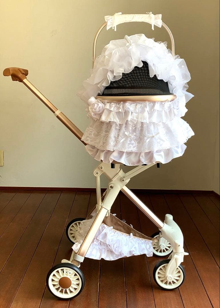 【限定1点】完全一点物 ラグジュアリー ドッグカート