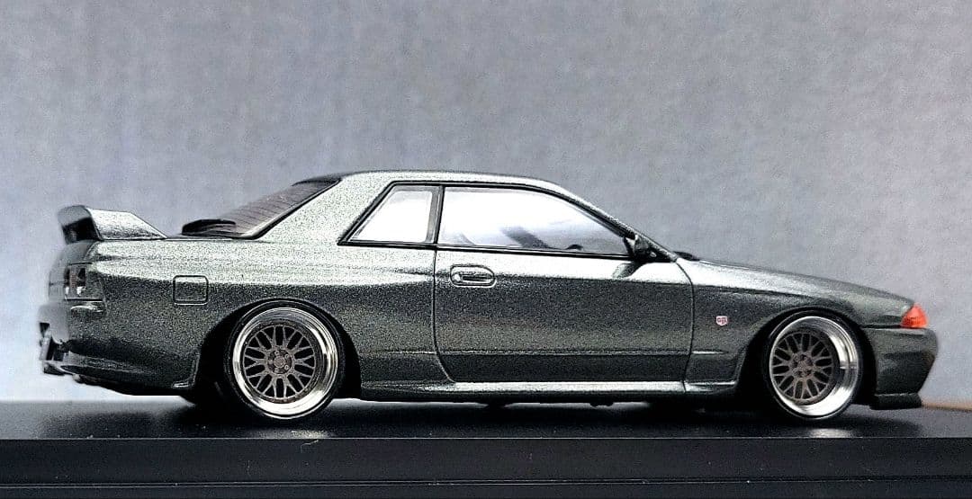 1/43　スカイライン改　R32　GT-R　BBS-LM　アルミ製　深リム