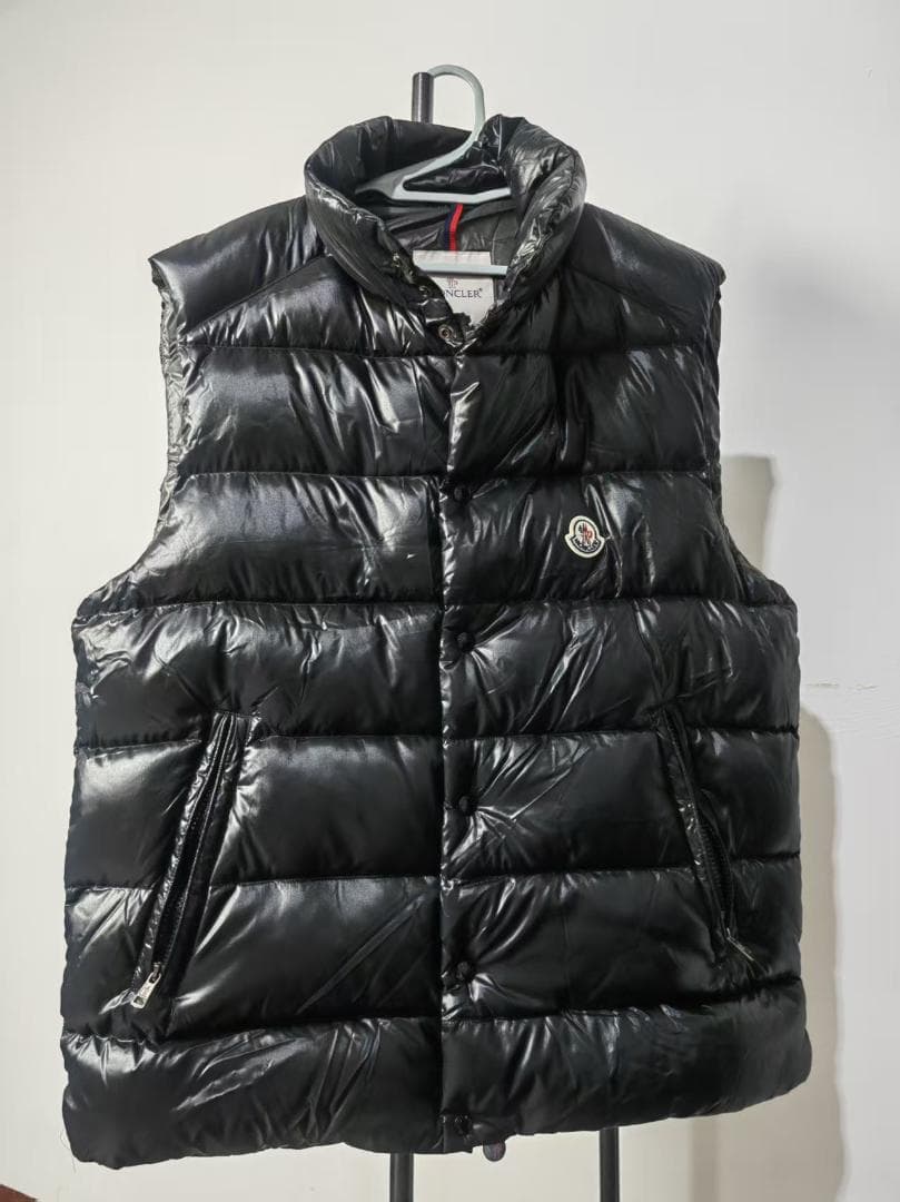モンクレール　ダウンベスト　ワッペン　5 黒