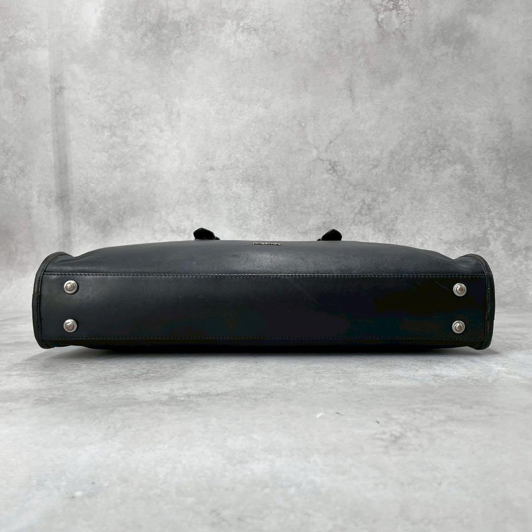 美品◯ポールスミス　オールレザー　ブリーフケース　ビジネスバッグ　A4収納可能