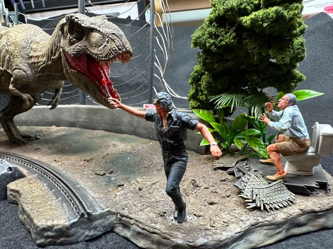 エクスプラス 1/35 ジュラシック・パーク プラモデル完成品