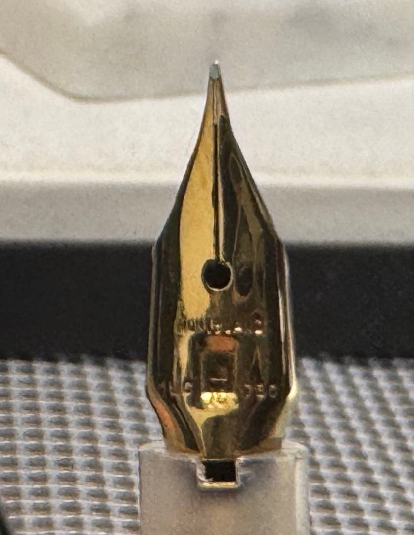 【美品】モンブラン万年筆 No12 1960s ブラック F 18K