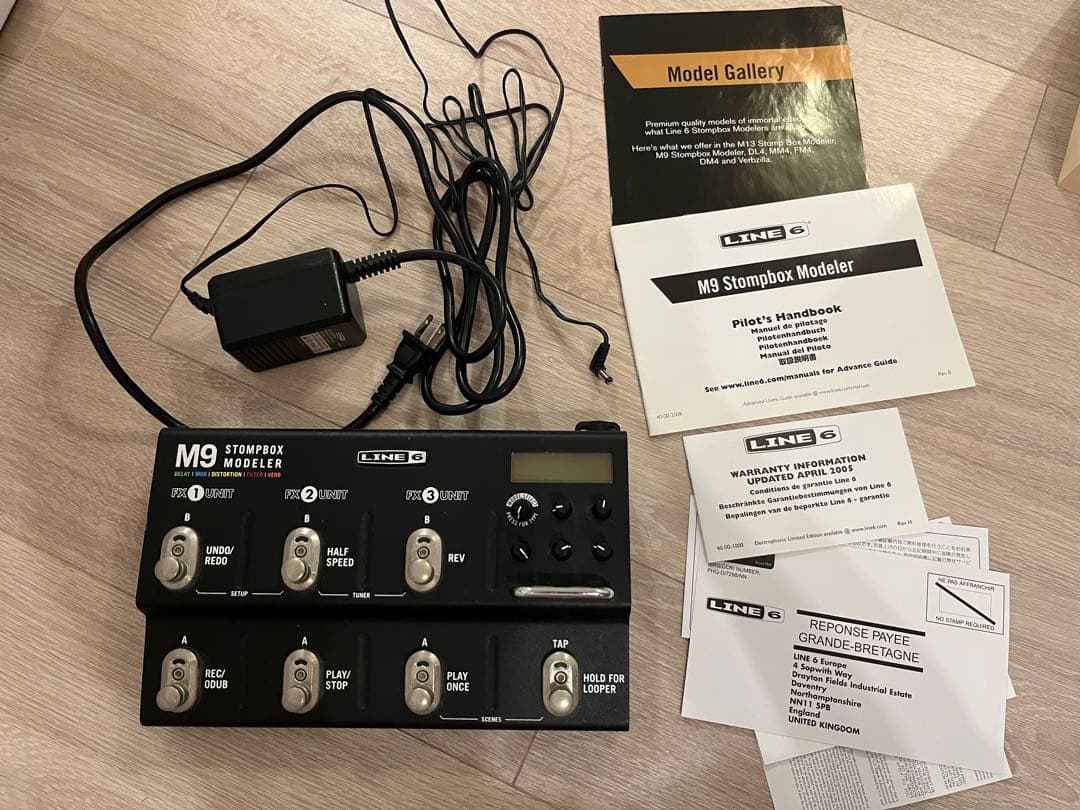 LINE 6 M9 Stompbox Modeler (若干不具合あり)