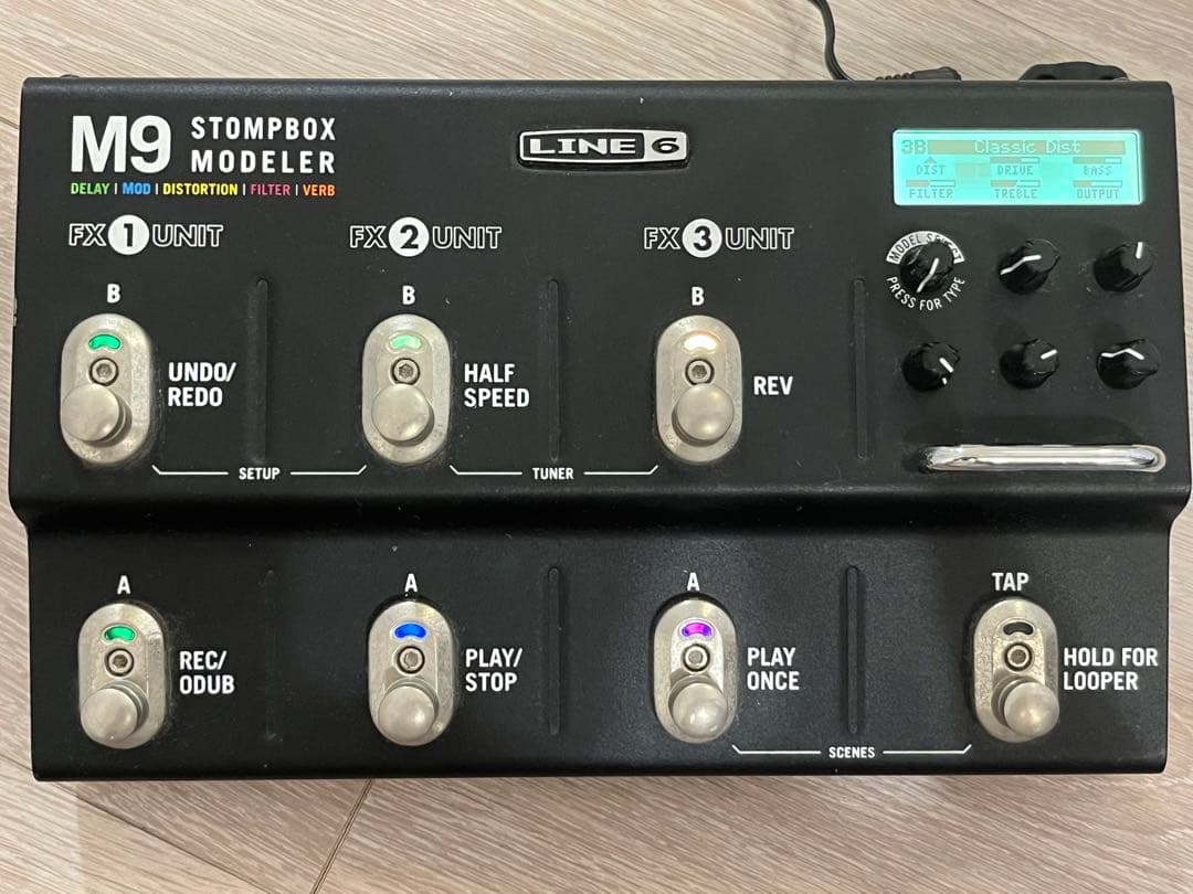 LINE 6 M9 Stompbox Modeler (若干不具合あり)