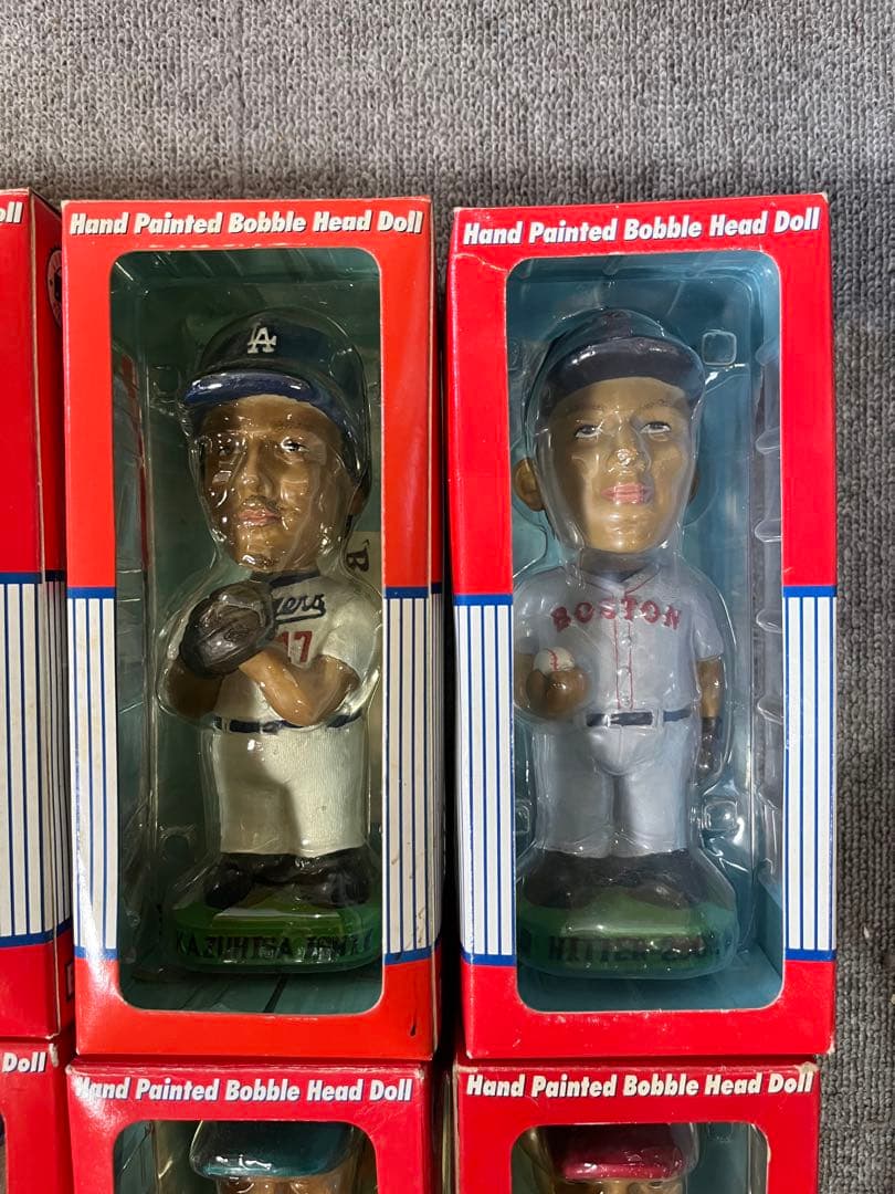 イチロー、野茂、石井、田口、新庄、小宮山、佐々木、日本人大リーガーボブルヘッド