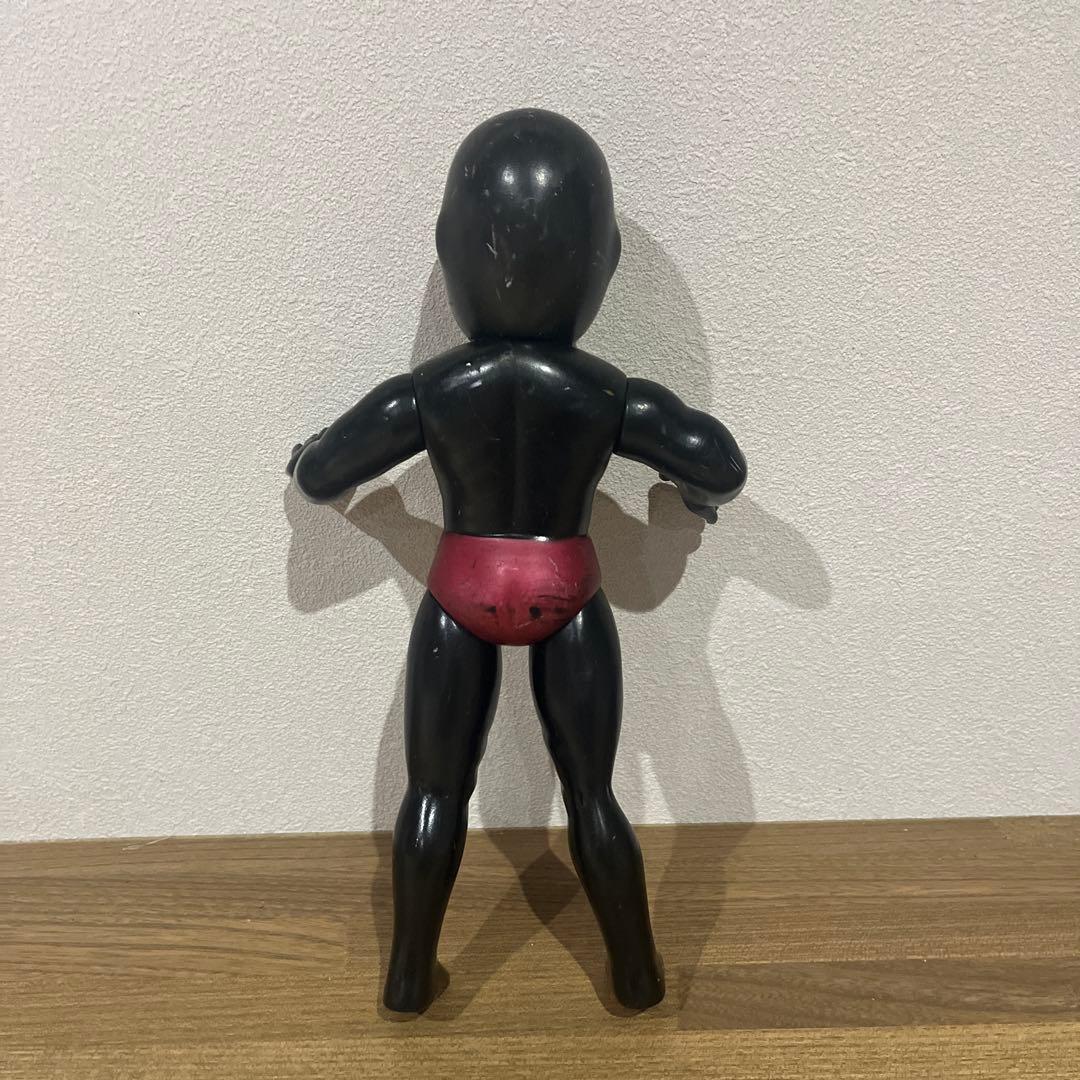 中嶋製作所 タイガーマスク 当時物 ソフビ ミスターシャドー　亀マークあり