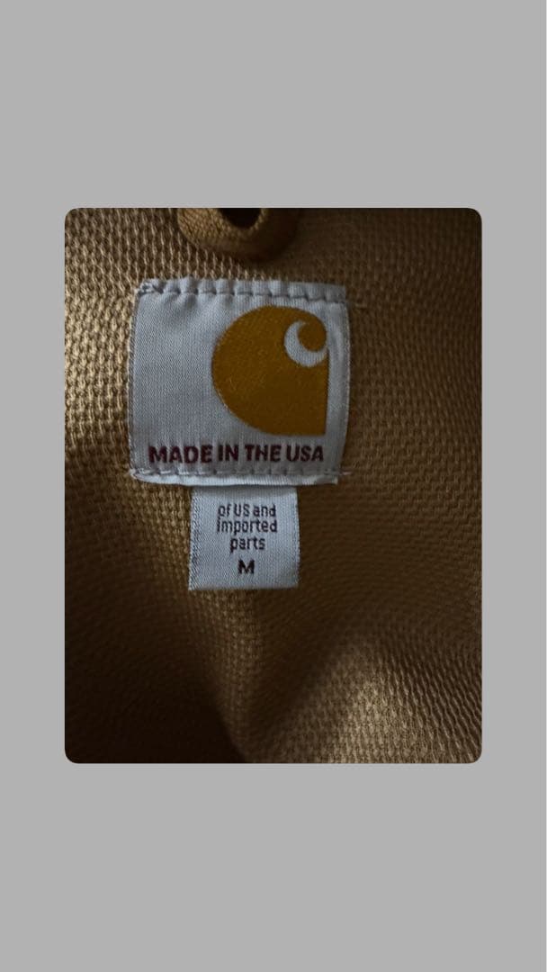 Carhartt フード付きジャケット M ブラウン アクティブジャケット