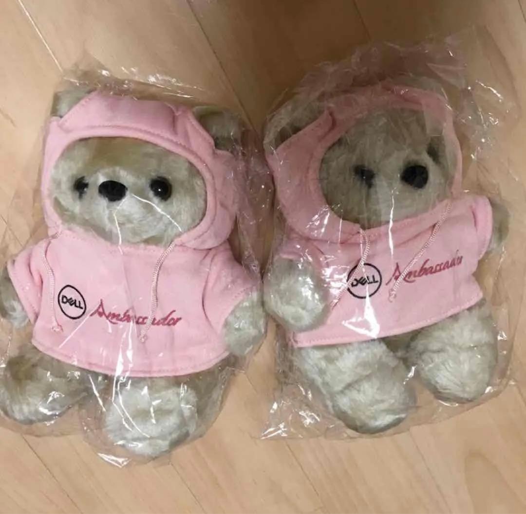 非売品　DELL テディベア　ぬいぐるみ　2点