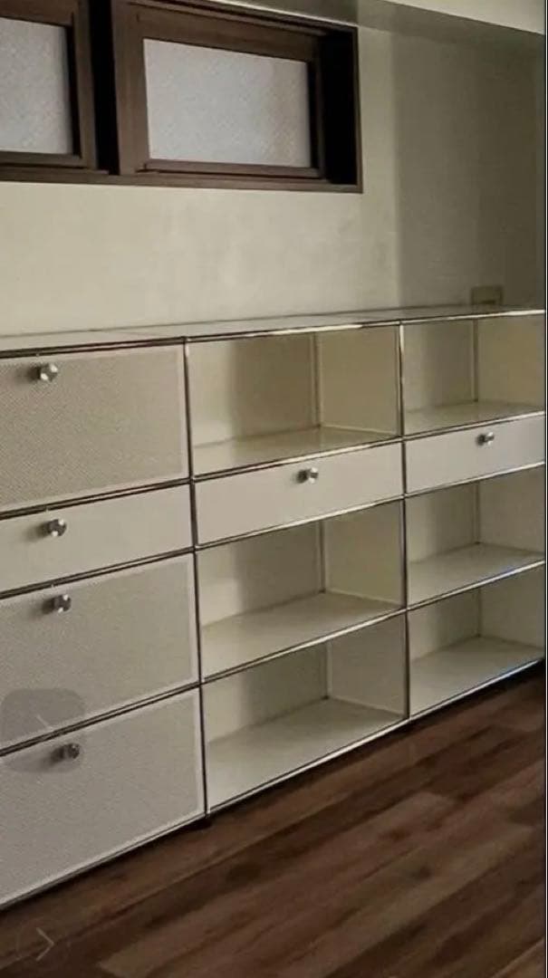 【定価48万→ 本日限32%オフ】USM キャビネット4段(3段目内部2段)