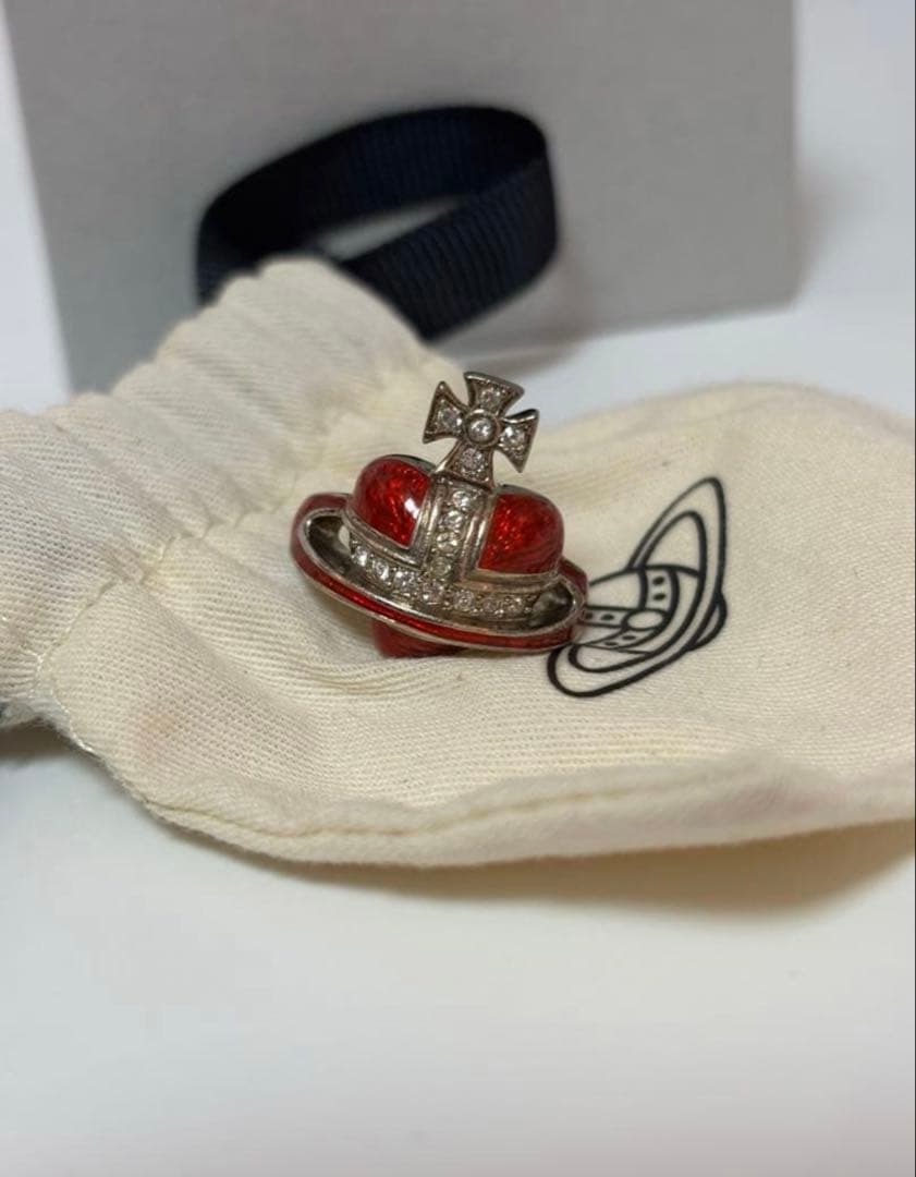 【保証書つき】Vivienne Westwood Diamante heart