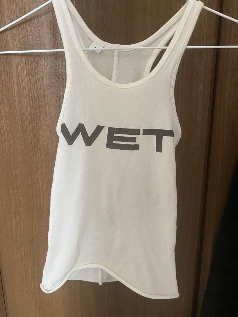 【ニーン】WET TANK ホワイト タンクトップ