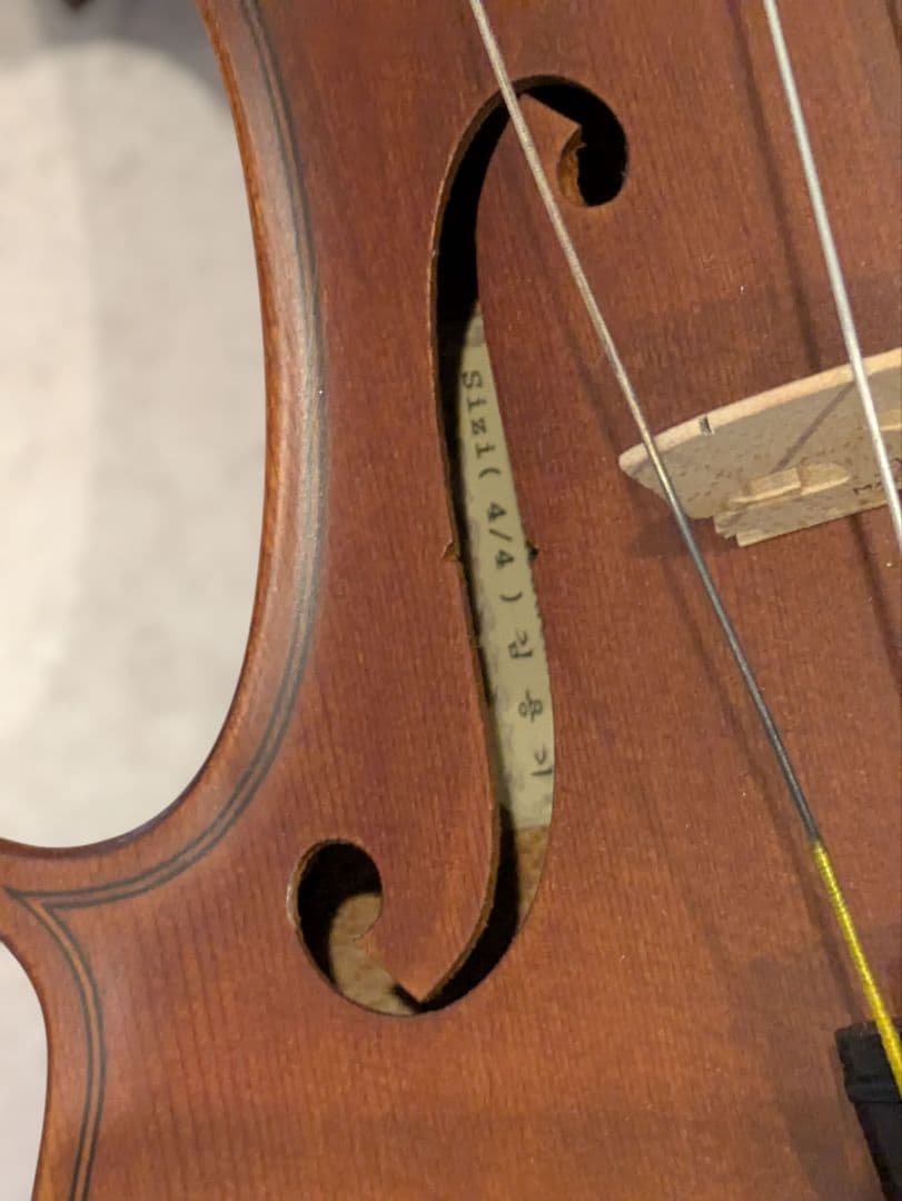 4/4 バイオリン 韓国製 その他付属品 セミハードケース付き