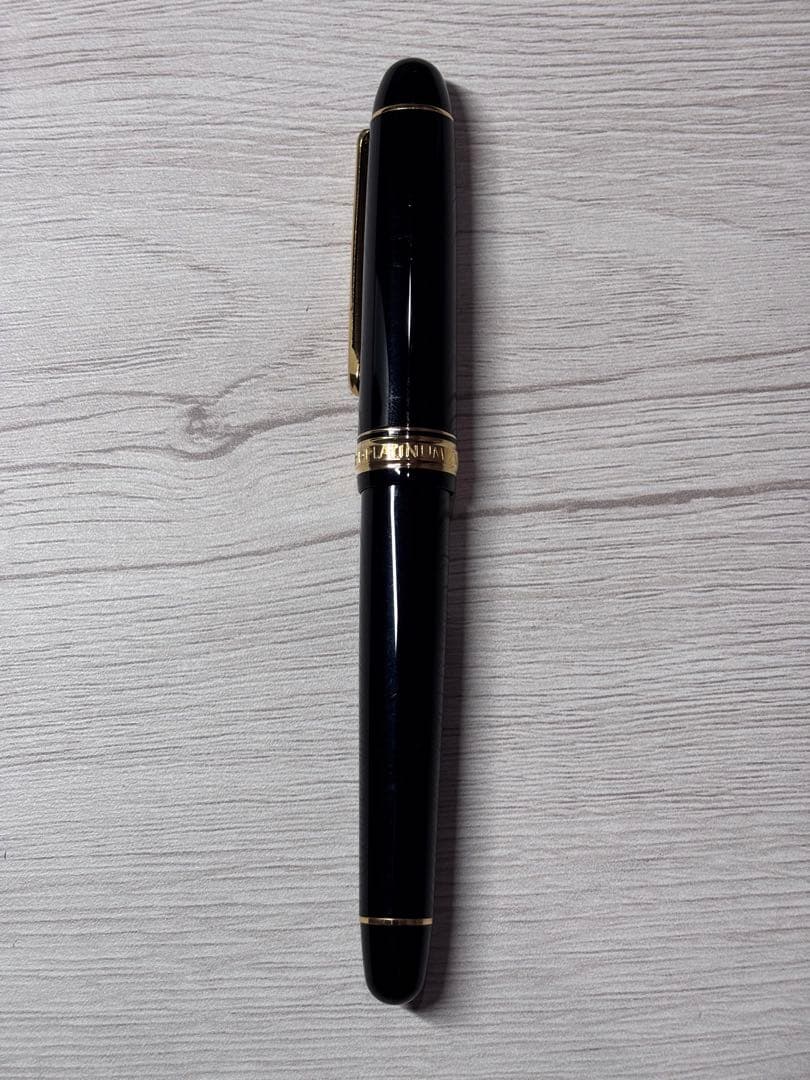 プラチナ萬年筆｜PLUTINUM #3776センチュリー ブラック ペン先：F