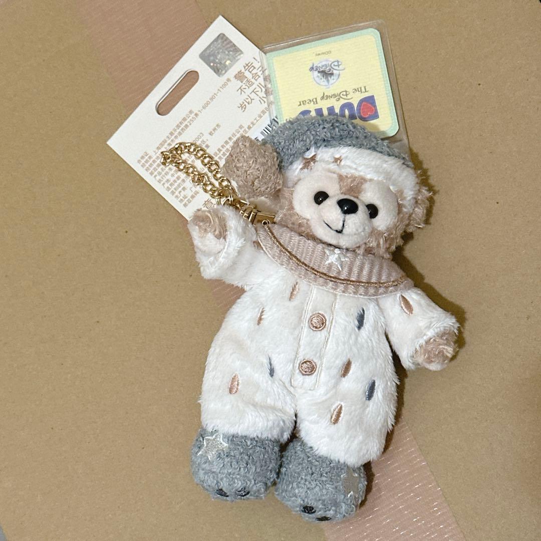 上海ディズニー　リラックス　ダッフィー　キーホルダー