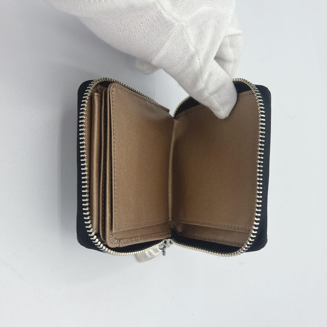 新品未使用　コッコクリスターロ 二つ折り財布 ラウンドファスナー クロコダイル