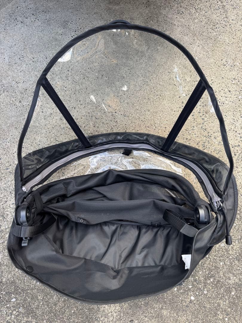 ギュットクルームフロントチャイルドシート NCD490SレインカバーNAR194