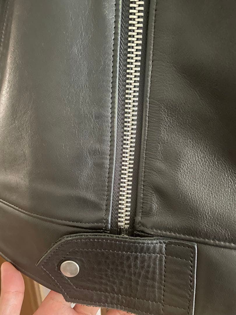 666 シングルライダースジャケット　LJM-9TF タイトフィット　牛革