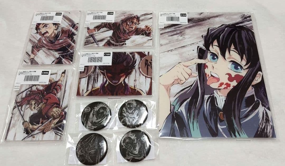 鬼滅の刃　webくじ　全幕間画　A賞　アクスタ 缶バッジ　時透無一郎　炭治郎