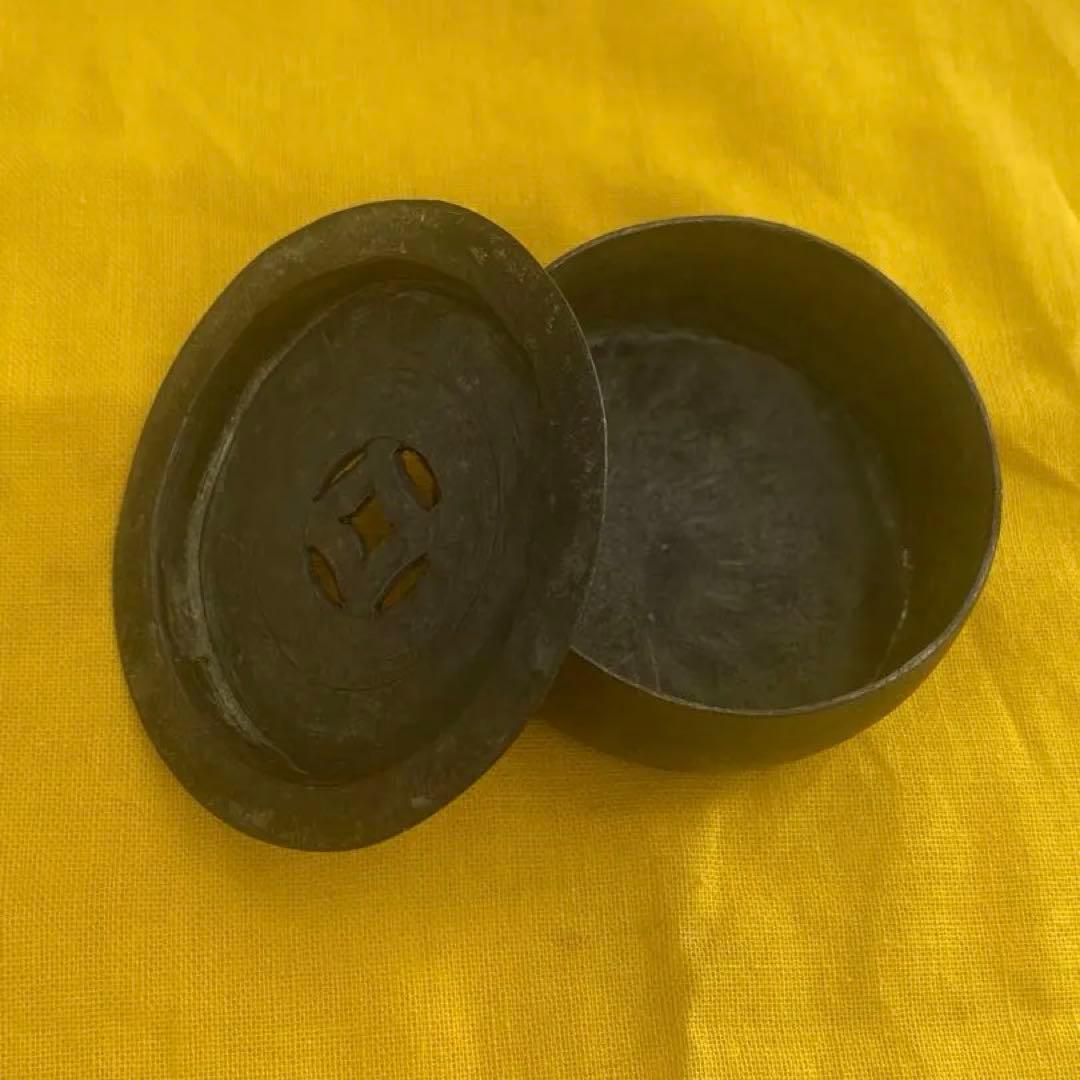 茶道具 唐物 錫 建水 煎茶道具 旧家蔵出