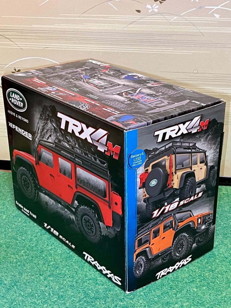 【トラクサス　TRX4M 1/18 ディフェンダー 中古品】◆匿名・翌日配送！