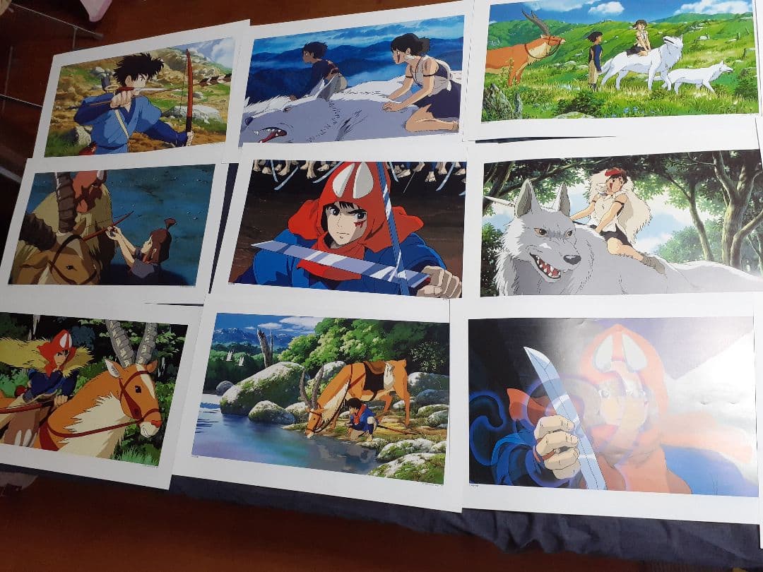 ️【10】もののけ姫　　ジブリカレンダーGBL【生きろ】　収集完了