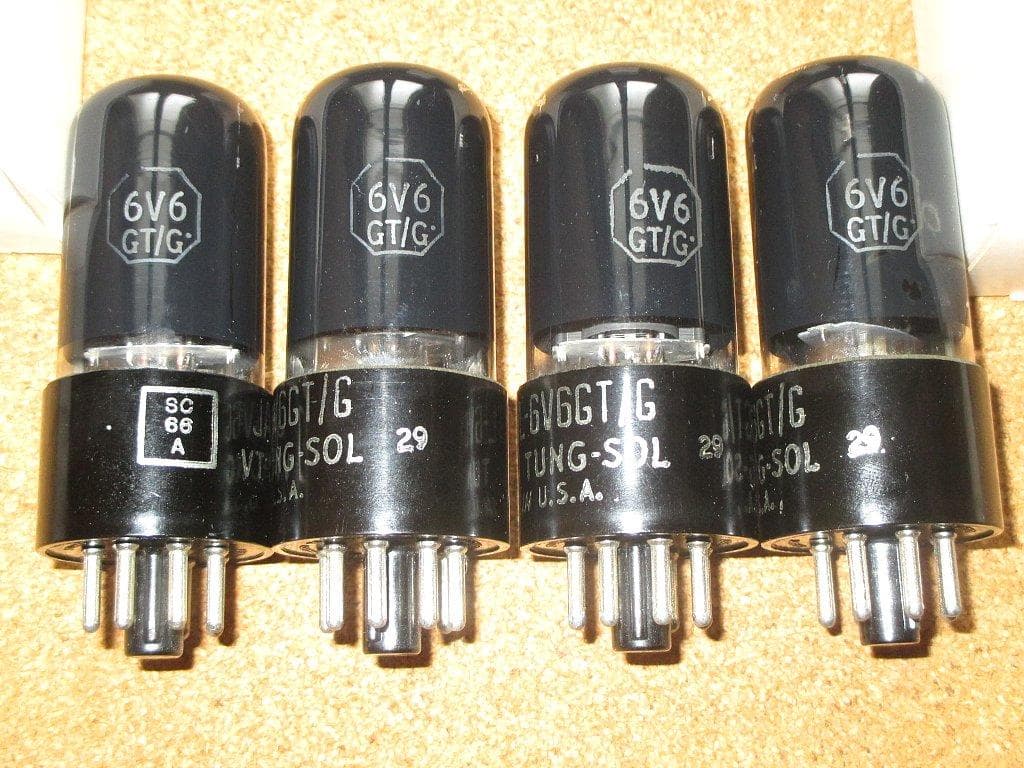 Tung-Sol JAN CTL6V6GT/G VT107A 真空管 4本セット