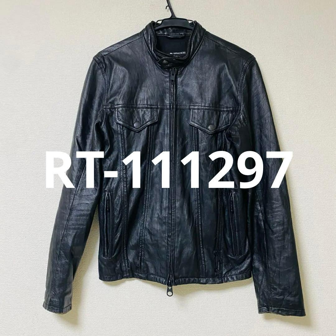 BUFFALO BOBS　 ラムレザー　シングル　ライダースジャケット　M