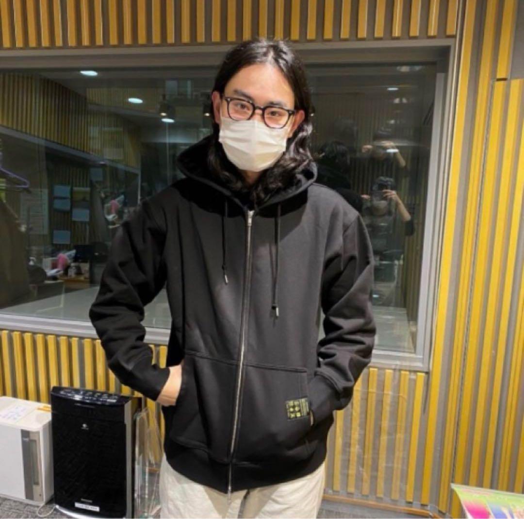 菅田将暉　NAGORI パーカー　オールナイトニッポン　刺繍　ブラック