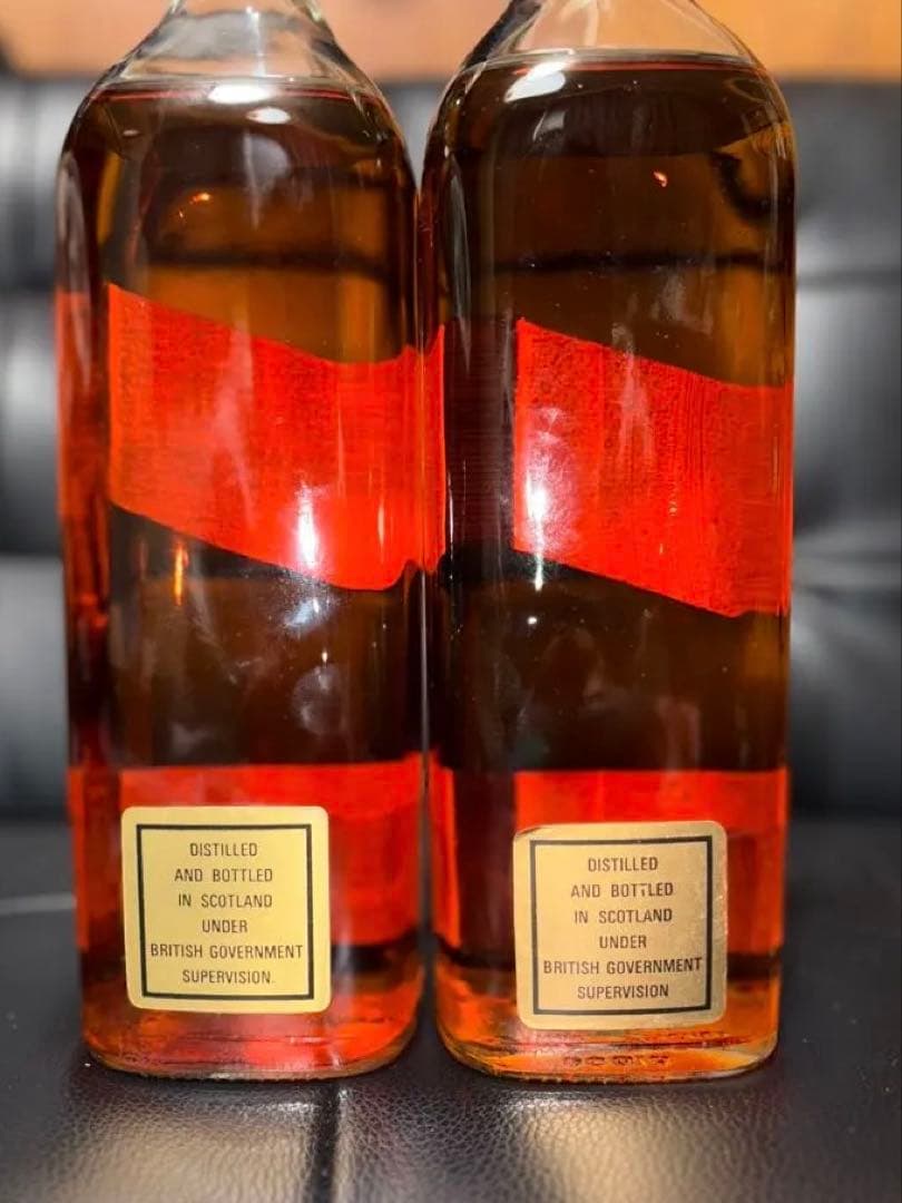 【古酒・美品】ジョニーウォーカー黒 12年 75cl表記 2本セット