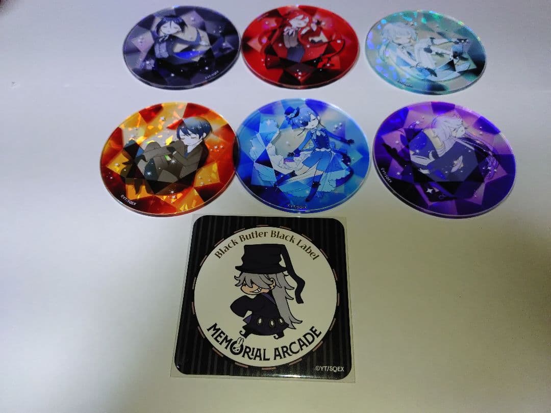 黒執事Black Label Memorial Arcade　コースターコンプ