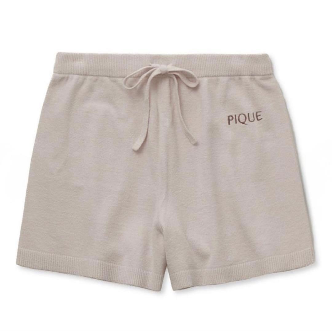 【新品・正規品】 ジェラートピケ ツインキャットジャガード ベージュ 上下セット