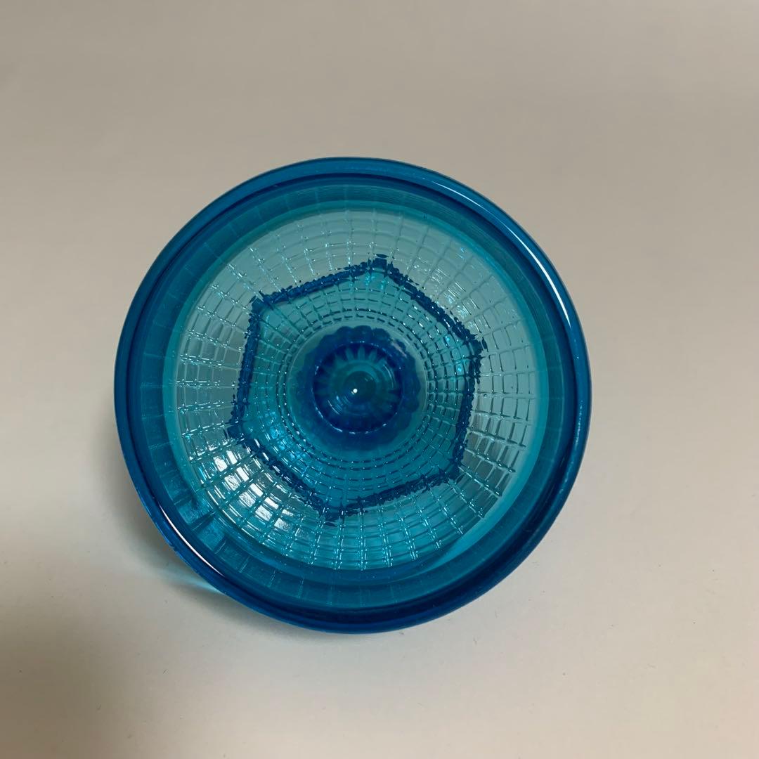 プレスガラスの菓子瓶　あめや瓶　飴屋瓶