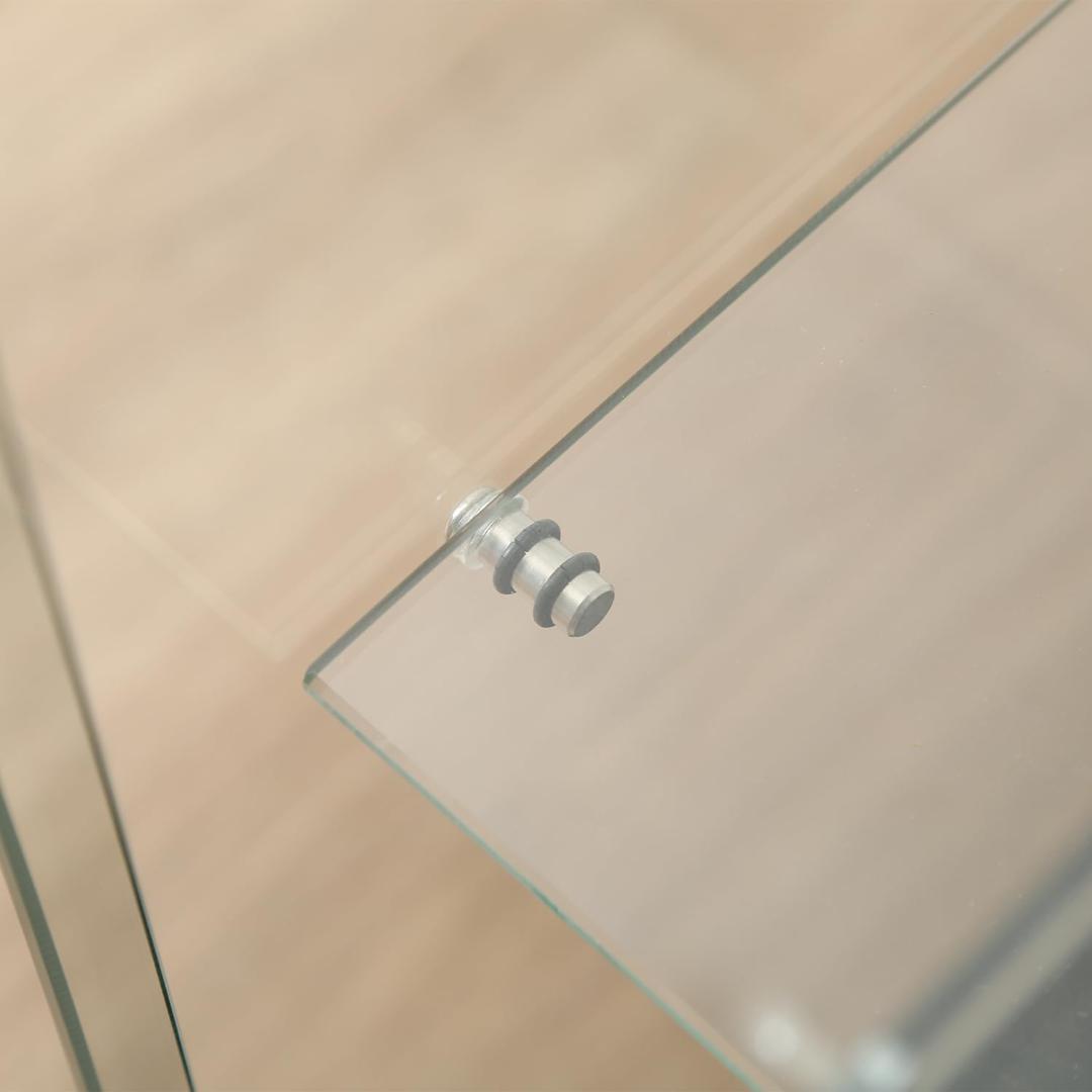 不二貿易 コレクションケース フィギュアケース 4段ブラック クリア 98880