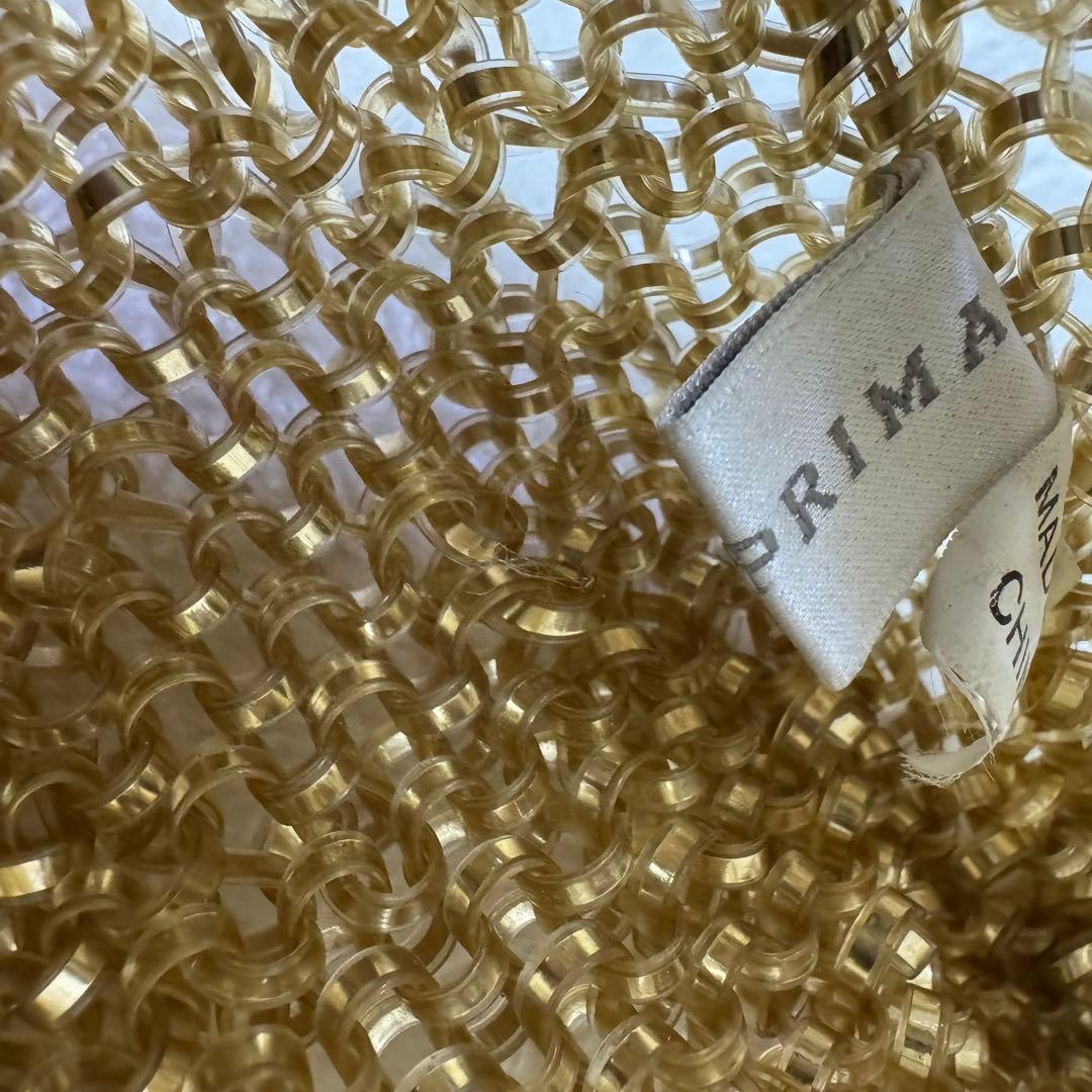 【チャーム付✨】 ANTEPRIMA ワイヤーバック トートバッグ ゴールド 金