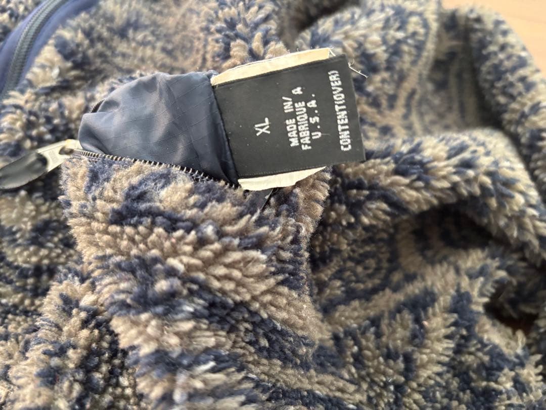 90s Patagonia グリセードジャケット サラサ柄