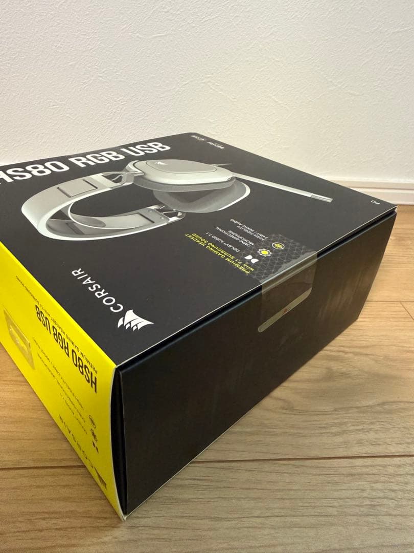 ヘッドホン Corsair HS80 RGB USB