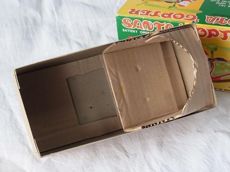 サンタヘリコプター １９６０年代　増田屋 日本製 ブリキ　オモチャ　クリスマス