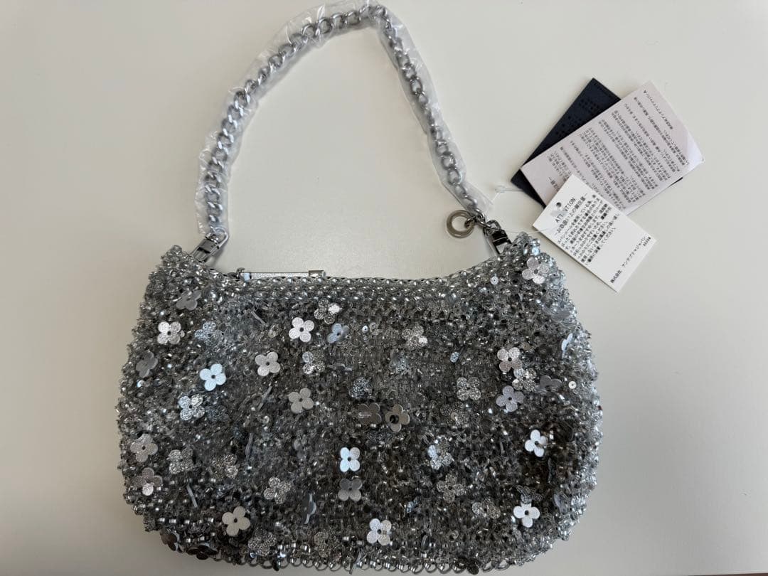 ANTEPRIMA シルバービーズパーティーバッグ