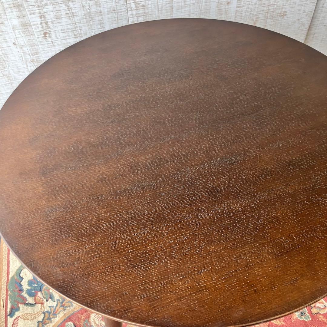 カンディハウス 旭川家具エクリプス 木製ラウンドテーブル 大型ダイニングテーブル