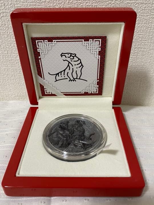 2020　ニウエ　関羽　 五虎大将軍　3オンス　ブラックプルーフ　大型銀貨