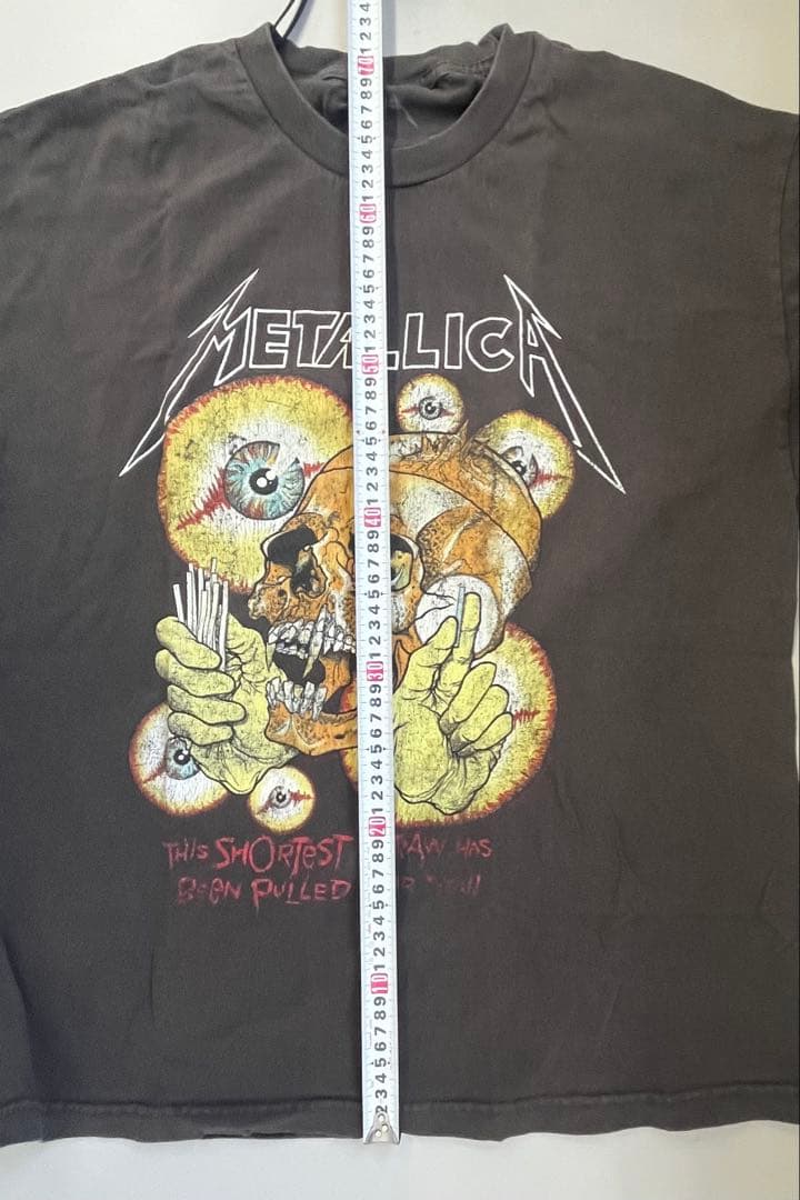 LLICA バンドTシャツ 両面プリント XL フェード ブラック