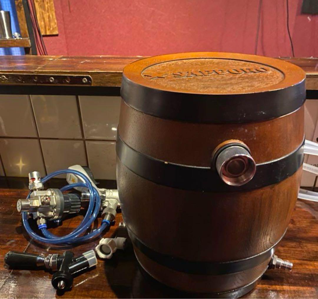 サッポロ SAPPOLO ビヤ樽くん 氷冷式 木樽型ビールサーバー