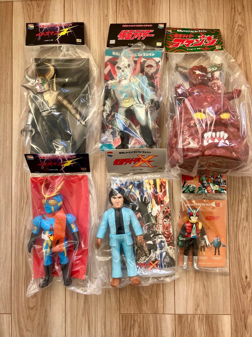 東映レトロソフビコレクション　6体セット