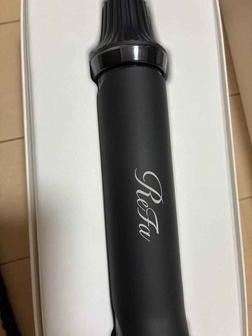 ReFaカールアイロン32mm RE-AW ブラック カールヘアアイロン