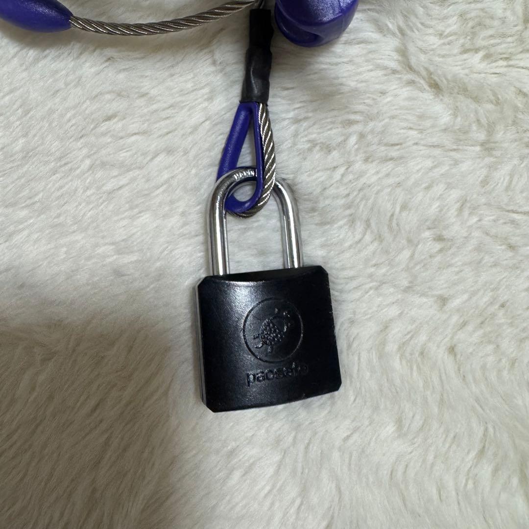 未使用品　PACSAFE パックセーフ 55-85L ワイヤーロック