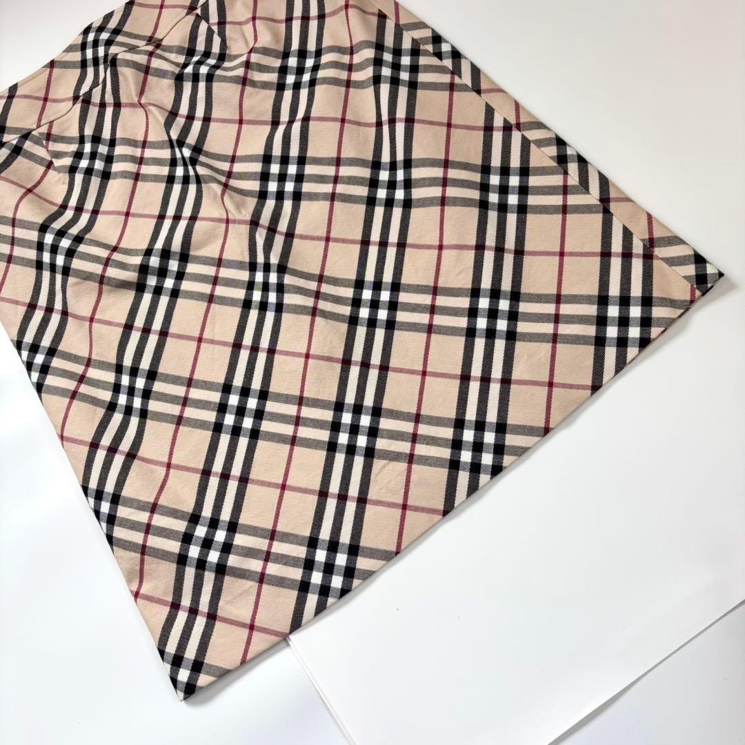 美品 大きいサイズ13BR バーバリーロンドン ノバチェック スカート