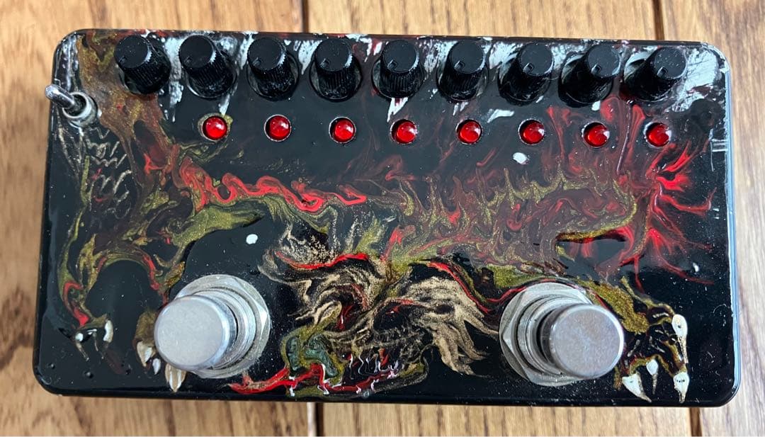 ギター z.vex Ringtone Hand Peint Dragon 1 of 1