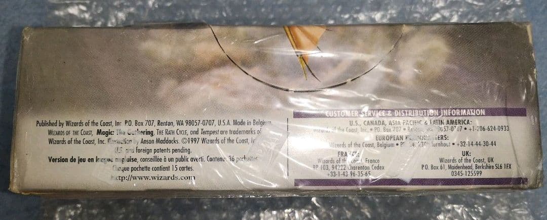 MTG テンペスト 未開封ボックス 英語